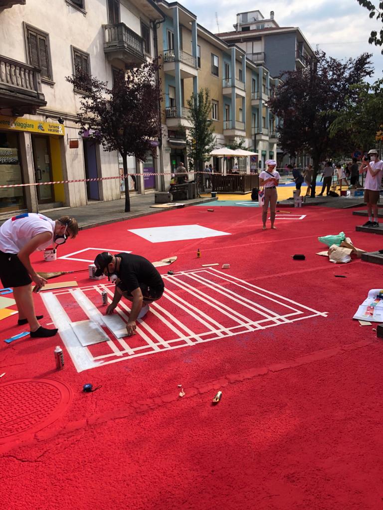 "Inaugurazione pedonale" via Italia