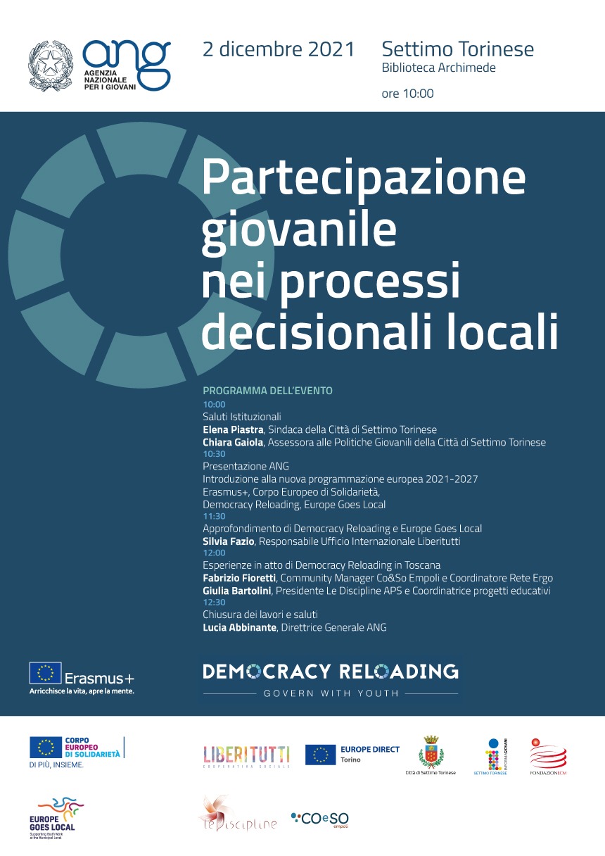 Partecipazione giovanile nei processi decisionali locali